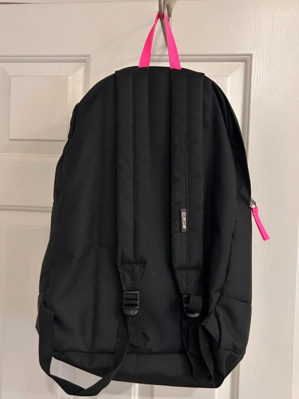 Jansport Trans Black Embroidered Floral Backpack